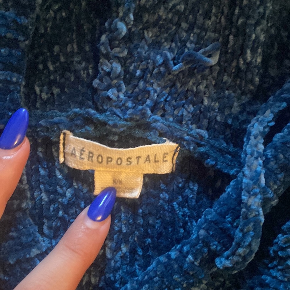 Blue Wool Sweater - Picture 3 of 3